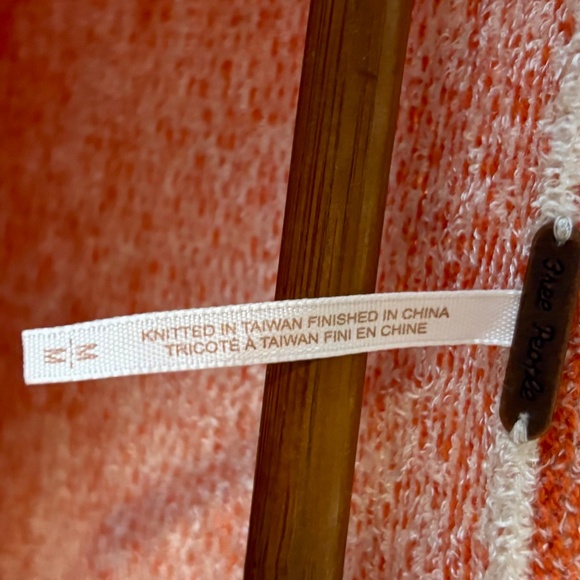 FREE PEOPLE Orange Long Sweater Dress - Picture 4 of 5